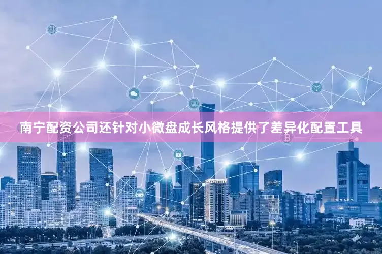 南宁配资公司还针对小微盘成长风格提供了差异化配置工具