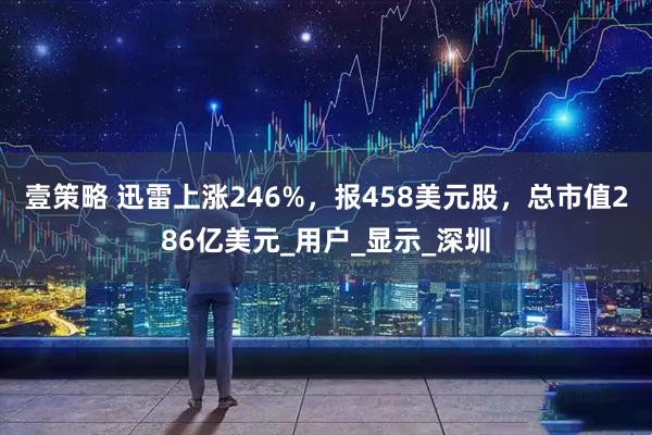 壹策略 迅雷上涨246%，报458美元股，总市值286亿美元_用户_显示_深圳